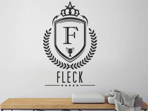 Wandtattoo Fleck Wappen
