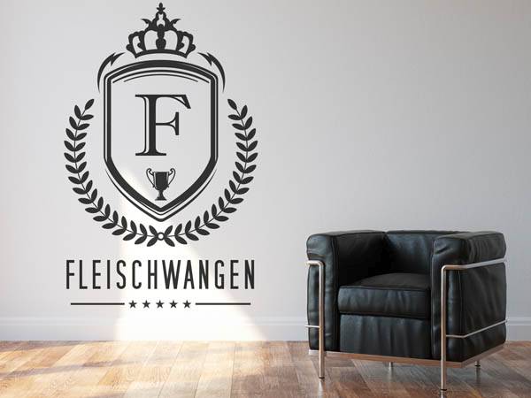 Wandtattoo Fleischwangen Wappen