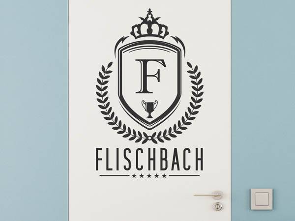 Wandtattoo Flischbach Wappen