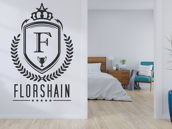 Wandtattoo Florshain Wappen