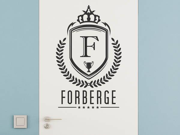 Wandtattoo Forberge Wappen