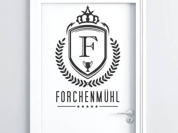 Wandtattoo Forchenmühl Wappen