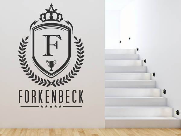 Wandtattoo Forkenbeck Wappen