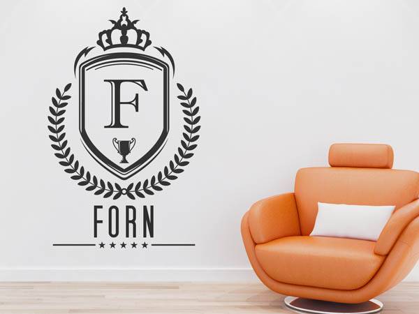 Wandtattoo Forn Wappen