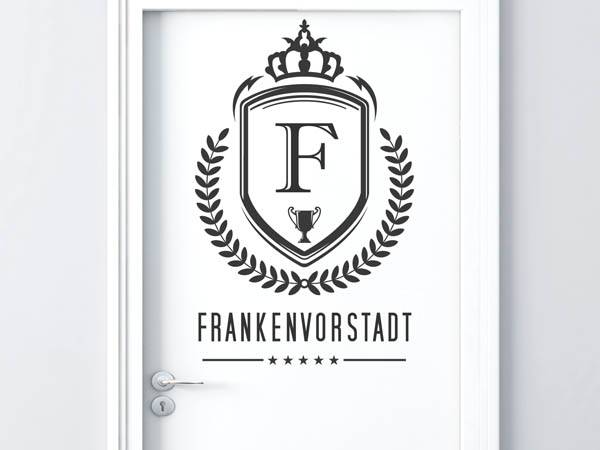 Wandtattoo Frankenvorstadt Wappen