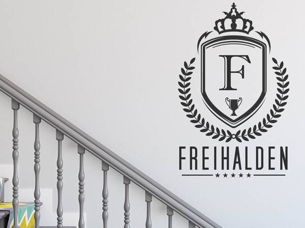 Wandtattoo Freihalden Wappen