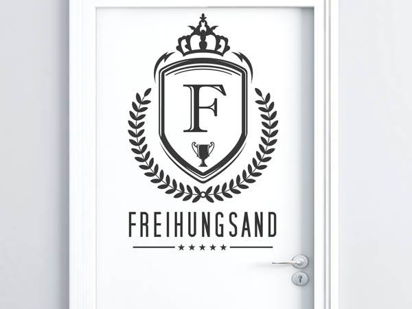 Wandtattoo Freihungsand Wappen