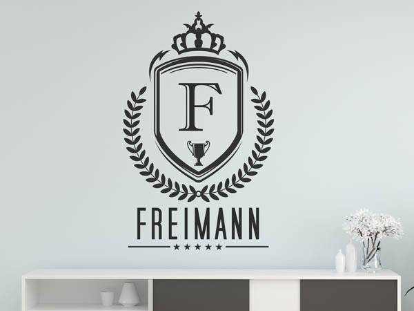Wandtattoo Freimann Wappen