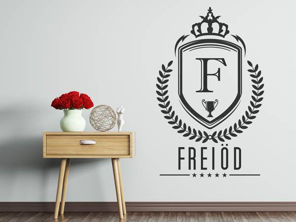 Wandtattoo Freiöd Wappen