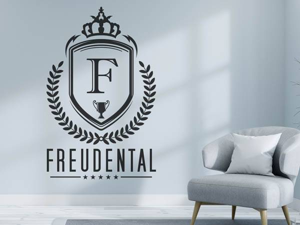 Wandtattoo Freudental Wappen