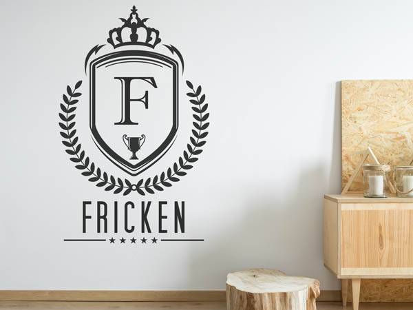 Wandtattoo Fricken Wappen