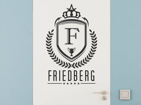Wandtattoo Friedberg Wappen
