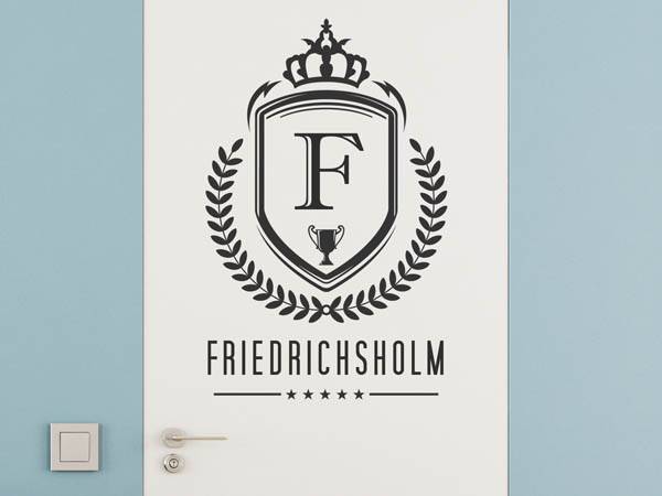 Wandtattoo Friedrichsholm Wappen