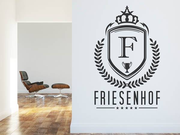 Wandtattoo Friesenhof Wappen