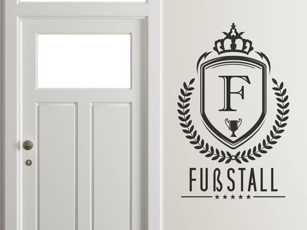 Wandtattoo Fußstall Wappen