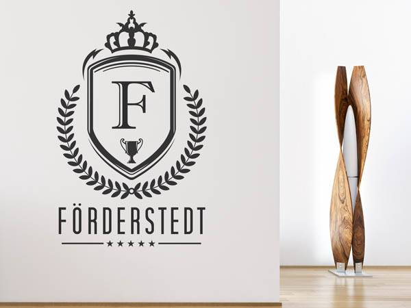 Wandtattoo Förderstedt Wappen
