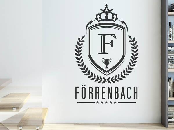Wandtattoo Förrenbach Wappen