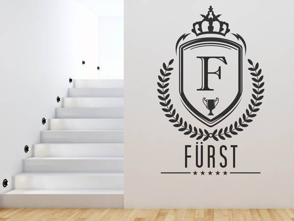 Wandtattoo Fürst Wappen