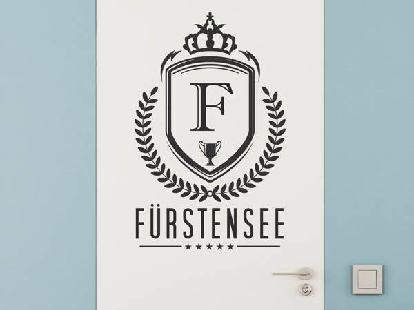 Wandtattoo Fürstensee Wappen