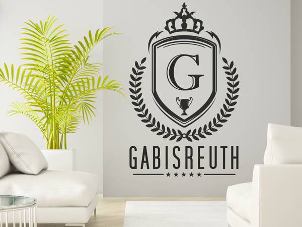 Wandtattoo Gabisreuth Wappen
