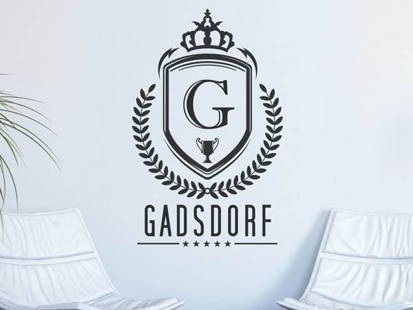 Wandtattoo Gadsdorf Wappen