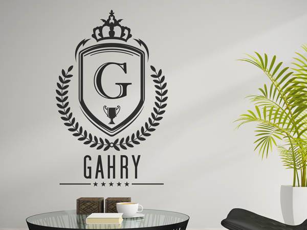 Wandtattoo Gahry Wappen