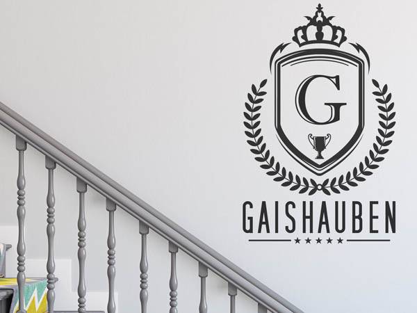 Wandtattoo Gaishauben Wappen