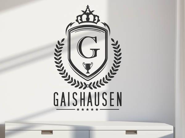 Wandtattoo Gaishausen Wappen