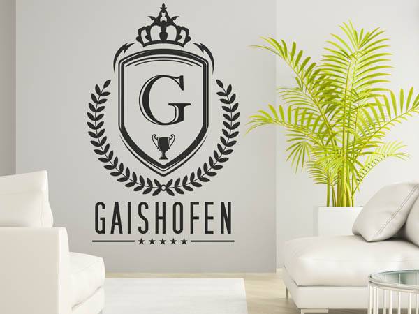 Wandtattoo Gaishofen Wappen
