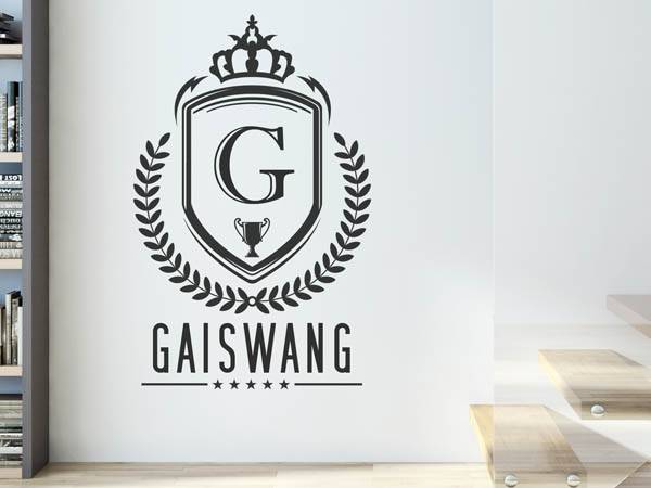 Wandtattoo Gaiswang Wappen