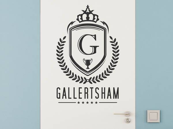 Wandtattoo Gallertsham Wappen