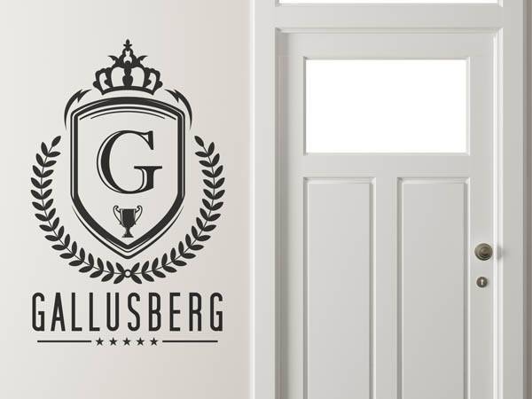 Wandtattoo Gallusberg Wappen