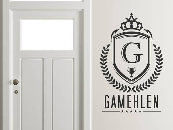 Wandtattoo Gamehlen Wappen