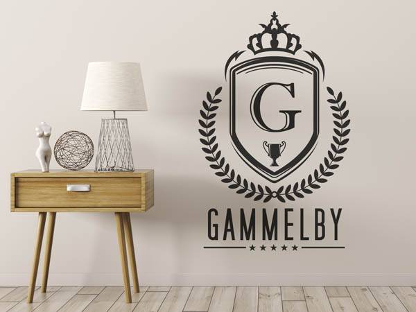 Wandtattoo Gammelby Wappen