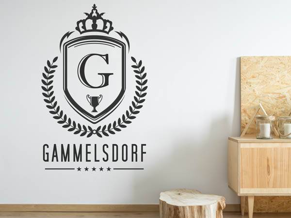 Wandtattoo Gammelsdorf Wappen