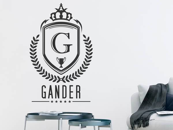 Wandtattoo Gander Wappen