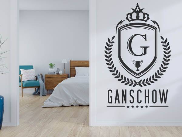 Wandtattoo Ganschow Wappen