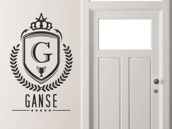 Wandtattoo Ganse Wappen