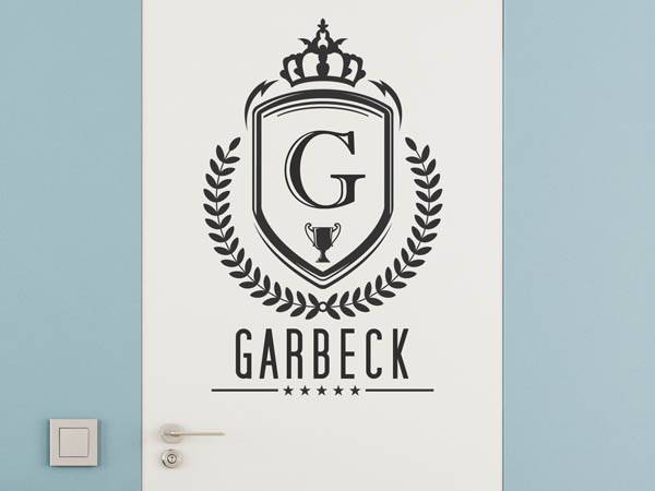 Wandtattoo Garbeck Wappen