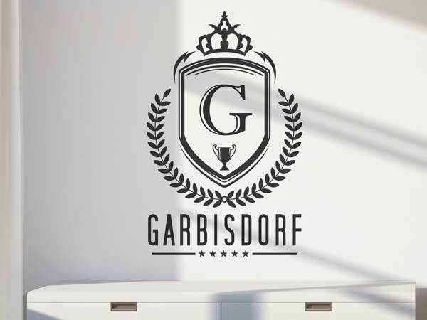 Wandtattoo Garbisdorf Wappen