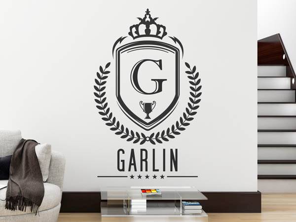Wandtattoo Garlin Wappen