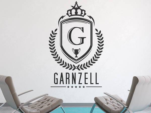 Wandtattoo Garnzell Wappen