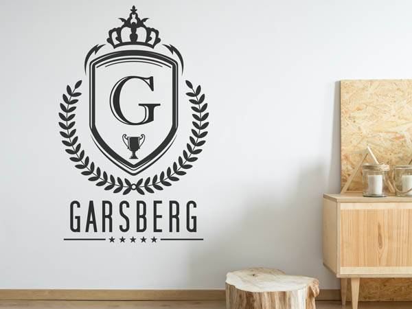 Wandtattoo Garsberg Wappen