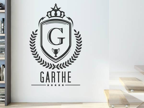 Wandtattoo Garthe Wappen