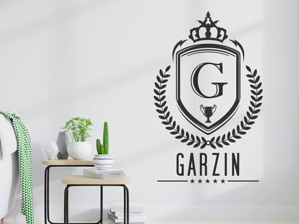 Wandtattoo Garzin Wappen