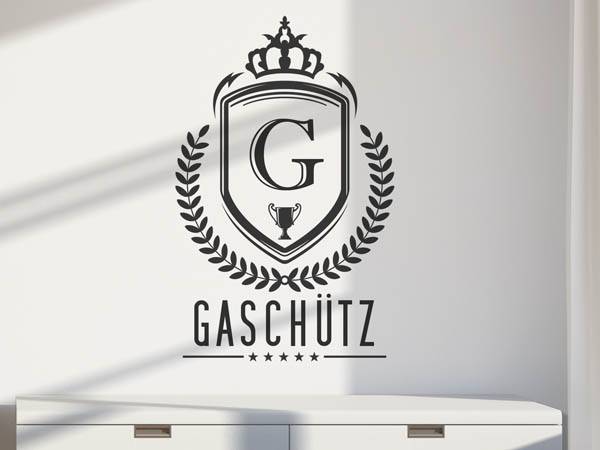 Wandtattoo Gaschütz Wappen