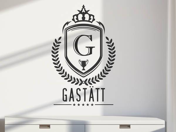 Wandtattoo Gastätt Wappen
