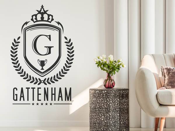 Wandtattoo Gattenham Wappen