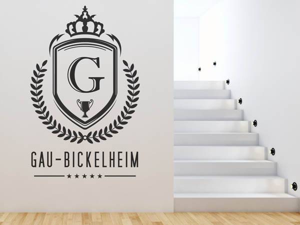 Wandtattoo Gau-Bickelheim Wappen