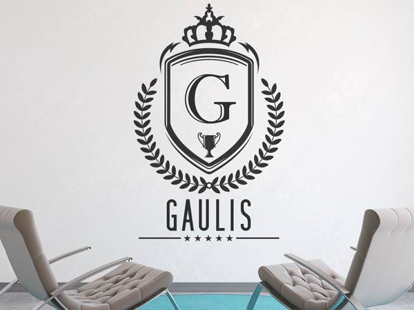 Wandtattoo Gaulis Wappen
